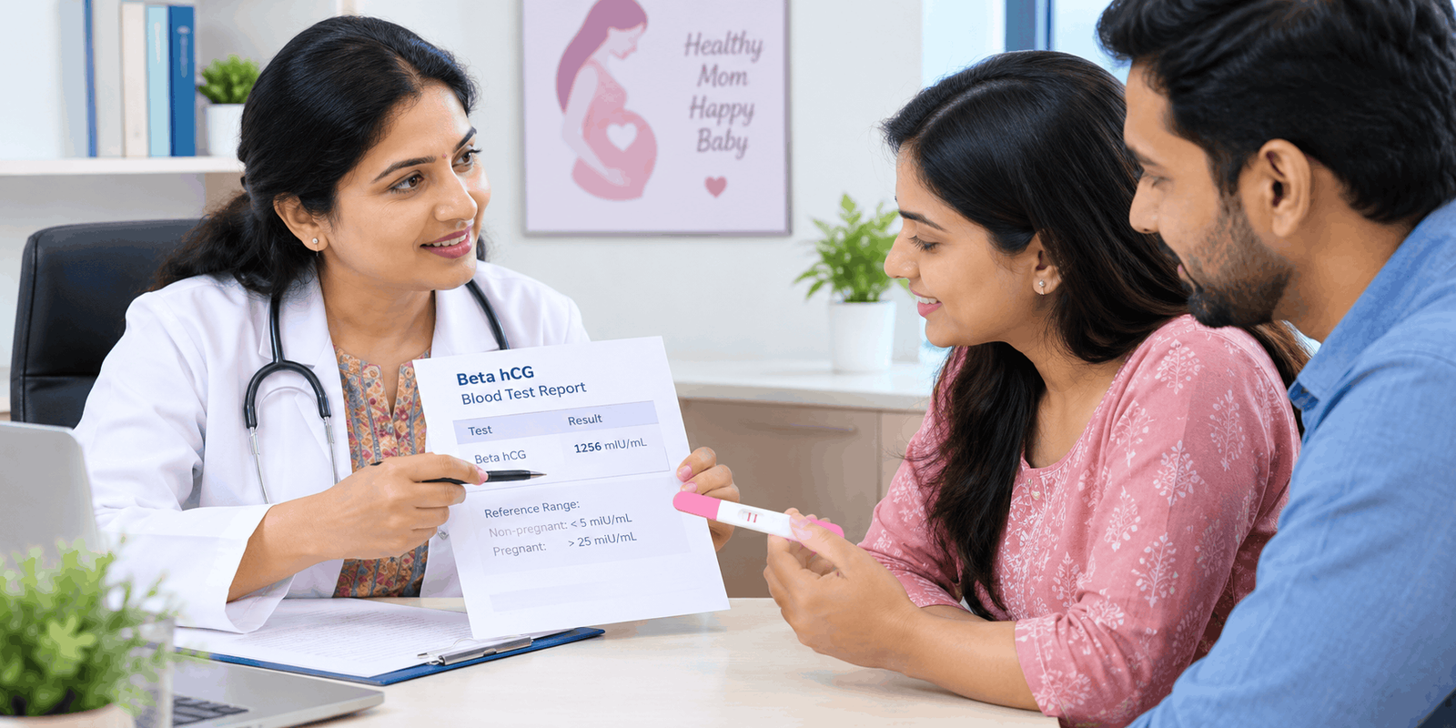 Pregnancy Test Positive? Beta hCG Blood Test and Baby Heartbeat | IVF Doctor in Nashik